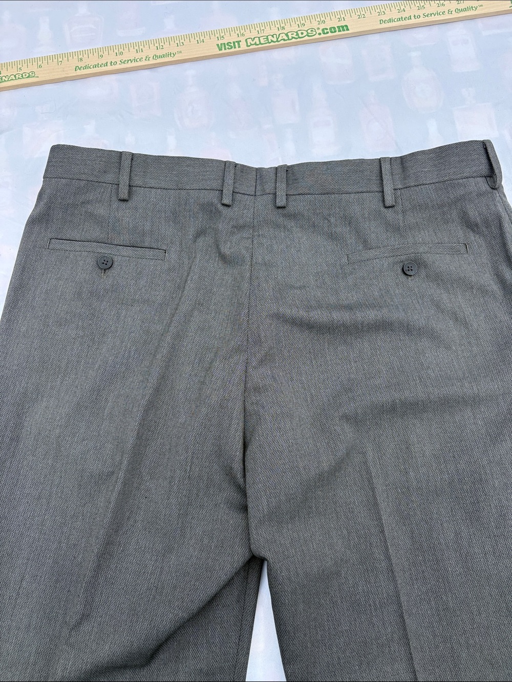 J.M. Hagger Classic Men's Dress Pants - Charcoal Gray - Picture 5 of 8